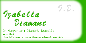 izabella diamant business card